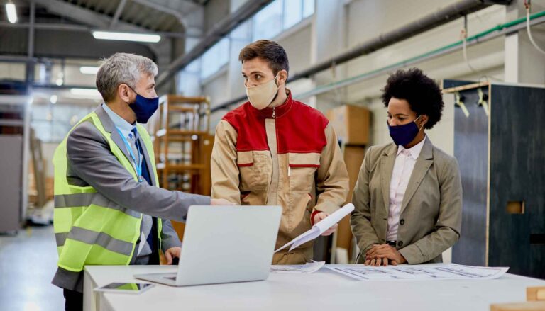 FDA inspection in a factory